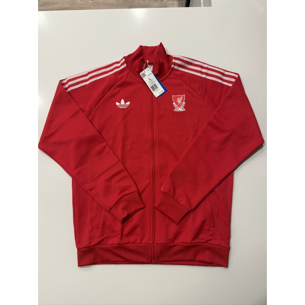 Adidas Liverpool FC OG Track Jacket Men's L Pure Ruby JZ0144
